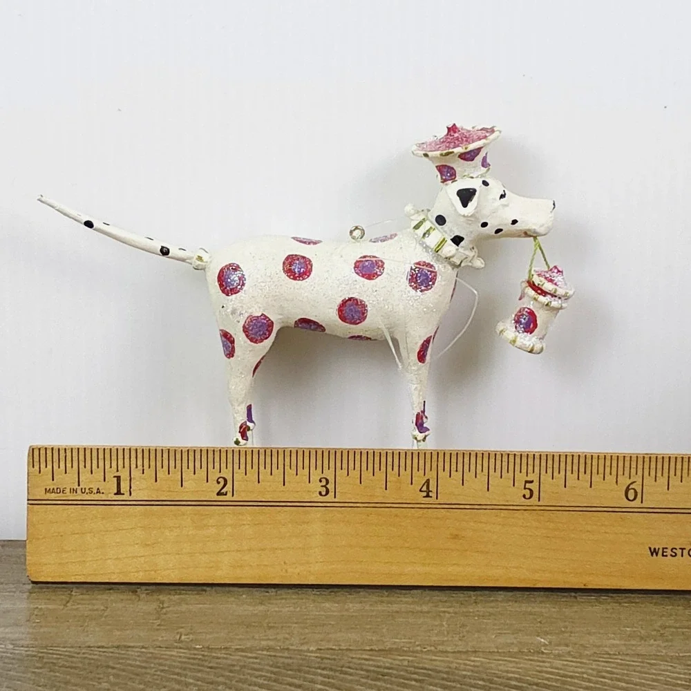 Patience Brewster‎ Dalmatian Krinkles Christmas Ornament